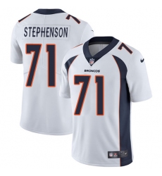 Youth Nike Denver Broncos #71 Donald Stephenson Elite White NFL Jersey
