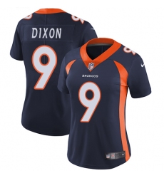 Women's Nike Denver Broncos #9 Riley Dixon Elite Navy Blue Alternate NFL Jersey