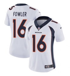 Women's Nike Denver Broncos #16 Bennie Fowler Elite White NFL Jersey