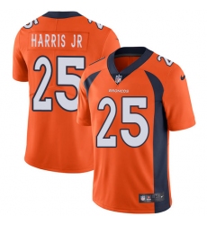 Youth Nike Denver Broncos #25 Chris Harris Jr Elite Orange Team Color NFL Jersey