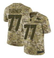 Youth Nike Denver Broncos #77 Karl Mecklenburg Limited Camo 2018 Salute to Service NFL Jersey