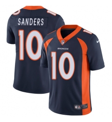 Youth Nike Denver Broncos #10 Emmanuel Sanders Elite Navy Blue Alternate NFL Jersey