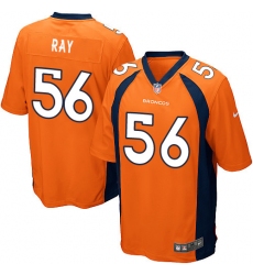 Men's Nike Denver Broncos #56 Shane Ray Game Orange Team Color NFL Jersey