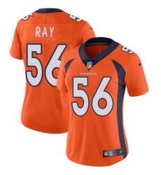 Women's Nike Denver Broncos #56 Shane Ray Elite Orange Team Color NFL Jersey