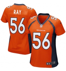 Women's Nike Denver Broncos #56 Shane Ray Game Orange Team Color NFL Jersey