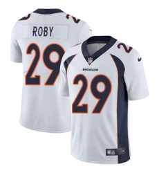 Youth Nike Denver Broncos #29 Bradley Roby Elite White NFL Jersey