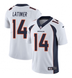 Youth Nike Denver Broncos #14 Cody Latimer Elite White NFL Jersey