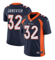 Youth Nike Denver Broncos #32 Andy Janovich Elite Navy Blue Alternate NFL Jersey