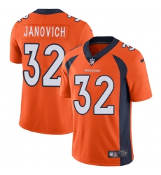 Youth Nike Denver Broncos #32 Andy Janovich Elite Orange Team Color NFL Jersey
