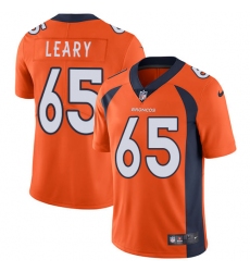 Youth Nike Denver Broncos #65 Ronald Leary Orange Team Color Vapor Untouchable Limited Player NFL Jersey