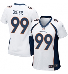 Women's Nike Denver Broncos #99 Adam Gotsis Game White NFL Jersey
