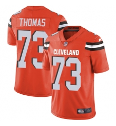 Youth Nike Cleveland Browns #73 Joe Thomas Elite Orange Alternate NFL Jersey