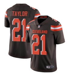Youth Nike Cleveland Browns #21 Jamar Taylor Elite Brown Team Color NFL Jersey