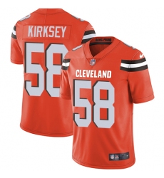 Youth Nike Cleveland Browns #58 Christian Kirksey Elite Orange Alternate NFL Jersey