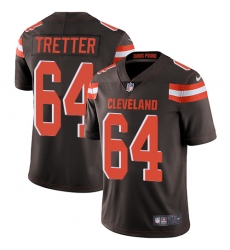 Youth Nike Cleveland Browns #64 JC Tretter Elite Brown Team Color NFL Jersey