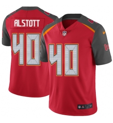 Youth Nike Tampa Bay Buccaneers #40 Mike Alstott Red Team Color Vapor Untouchable Limited Player NFL Jersey