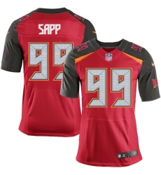 Men's Nike Tampa Bay Buccaneers #99 Warren Sapp Elite Red Team Color NFL Jersey