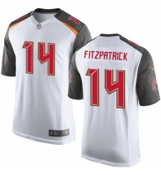 Men's Nike Tampa Bay Buccaneers #14 Ryan Fitzpatrick Game White NFL Jersey