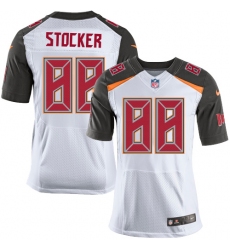 Men's Nike Tampa Bay Buccaneers #88 Luke Stocker Elite White NFL Jersey