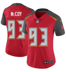 Women's Nike Tampa Bay Buccaneers #93 Gerald McCoy Elite Red Team Color NFL Jersey
