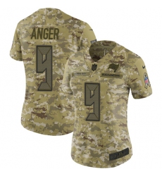 Women's Nike Tampa Bay Buccaneers #9 Bryan Anger Limited Camo 2018 Salute to Service NFL Jersey