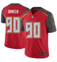 Youth Nike Tampa Bay Buccaneers #90 Chris Baker Elite Red Team Color NFL Jersey