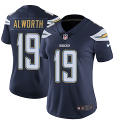Women's Nike Los Angeles Chargers #19 Lance Alworth Elite Navy Blue Team Color NFL Jersey