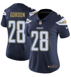 Women's Nike Los Angeles Chargers #28 Melvin Gordon Elite Navy Blue Team Color NFL Jersey