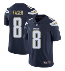 Youth Nike Los Angeles Chargers #8 Drew Kaser Navy Blue Team Color Vapor Untouchable Limited Player NFL Jersey