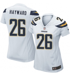 Women's Nike Los Angeles Chargers #26 Casey Hayward Game White NFL Jersey