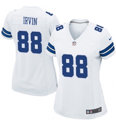 Women's Nike Dallas Cowboys #88 Michael Irvin Game White NFL Jersey