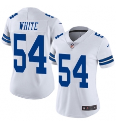 Women's Nike Dallas Cowboys #54 Randy White Elite White NFL Jersey