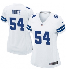 Women's Nike Dallas Cowboys #54 Randy White Game White NFL Jersey