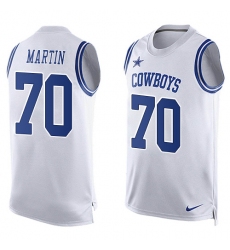 Men's Nike Dallas Cowboys #70 Zack Martin Limited White Player Name & Number Tank Top NFL Jersey Men's Nike Dallas Cowboys #70 Zack Martin Limited White Player Name & Number Tank Top NFL Jersey