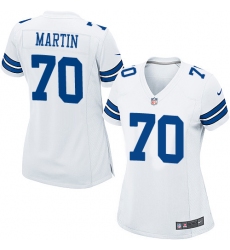Women's Nike Dallas Cowboys #70 Zack Martin Game White NFL Jersey