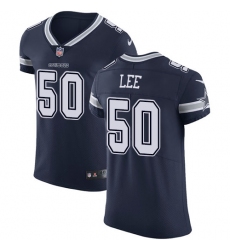 Men's Nike Dallas Cowboys #50 Sean Lee Navy Blue Team Color Vapor Untouchable Elite Player NFL Jersey