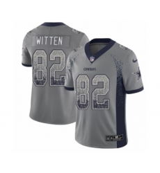 Men's Nike Dallas Cowboys #82 Jason Witten Limited Navy Blue Therma Long Sleeve NFL Jersey