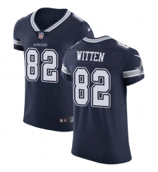 Men's Nike Dallas Cowboys #82 Jason Witten Navy Blue Team Color Vapor Untouchable Elite Player NFL Jersey