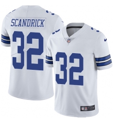Men's Nike Dallas Cowboys #32 Orlando Scandrick White Vapor Untouchable Limited Player NFL Jersey