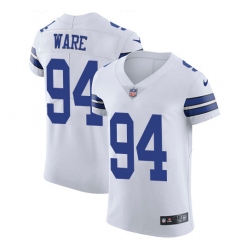 Men's Nike Dallas Cowboys #94 DeMarcus Ware Elite White NFL Jersey
