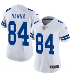 Women's Nike Dallas Cowboys #84 James Hanna Elite White NFL Jersey