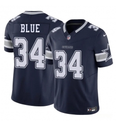 Men's Dallas Cowboys #34 Jaydon Blue Navy 2025 F.U.S.E Draft Vapor Untouchable Limited Football Stitched Jersey