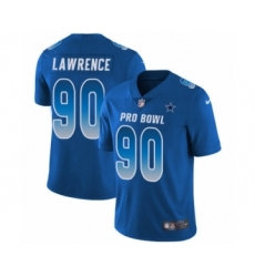 Youth Nike Dallas Cowboys #90 DeMarcus Lawrence Limited Royal Blue NFC 2019 Pro Bowl NFL Jersey