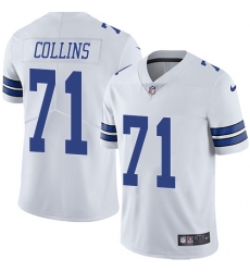 Men's Nike Dallas Cowboys #71 La'el Collins White Vapor Untouchable Limited Player NFL Jersey