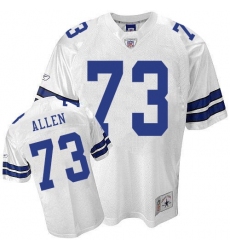 Reebok Dallas Cowboys #73 Larry Allen Replica White Legend Throwback NFL Jersey