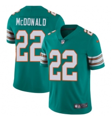Youth Nike Miami Dolphins #22 T.J. McDonald Elite Aqua Green Alternate NFL Jersey