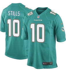 Men's Nike Miami Dolphins #10 Kenny Stills Game Aqua Green Team Color NFL Jersey