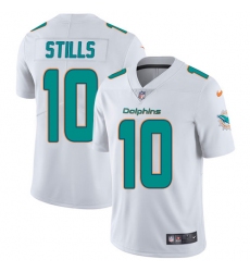 Youth Nike Miami Dolphins #10 Kenny Stills White Vapor Untouchable Limited Player NFL Jersey