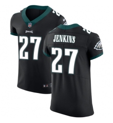 Men's Nike Philadelphia Eagles #27 Malcolm Jenkins Black Alternate Vapor Untouchable Elite Player NFL Jersey
