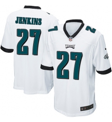Men's Nike Philadelphia Eagles #27 Malcolm Jenkins Game White NFL Jersey